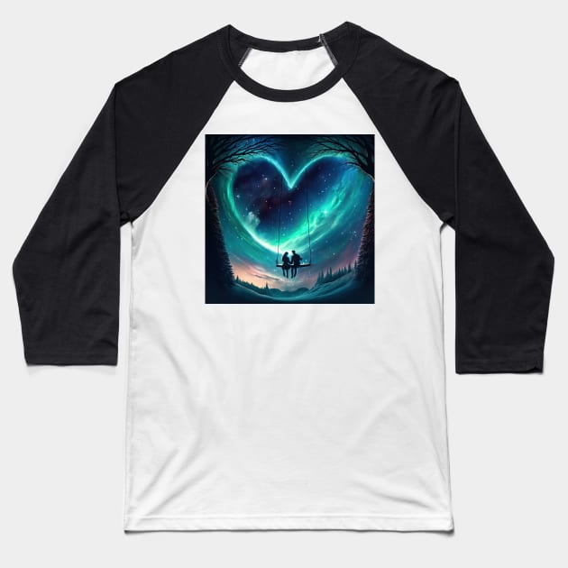 Heart Tree 06 Baseball T-Shirt by thewandswant